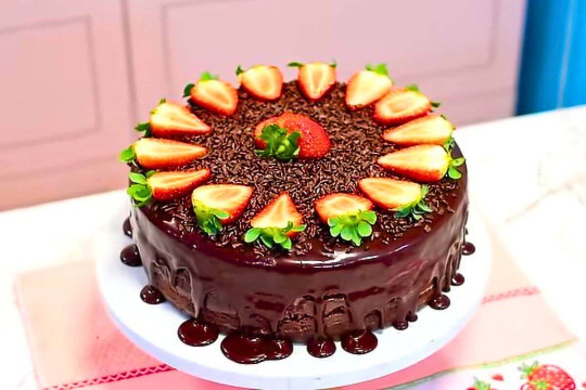 Tarta saludable hecha por la cliente